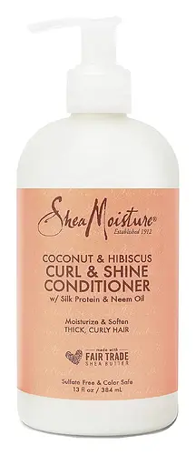 Shea Moisture Coconut & Hibiscus Curl and Shine Conditioner