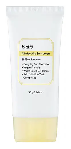 Dear, Klairs All-Day Airy Sunscreen SPF 50+
