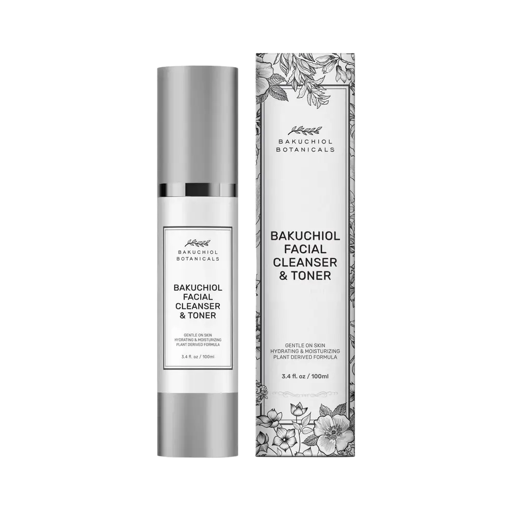 Bakuchiol Botanicals Facial Cleanser & Toner