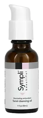 Sympli Beautiful Illuminating Antioxidant Facial Cleansing Oil, with Argan, Marula, Rosehip & Orange Oil