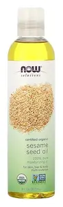Now Solutions Organic Sesame Seed Oil