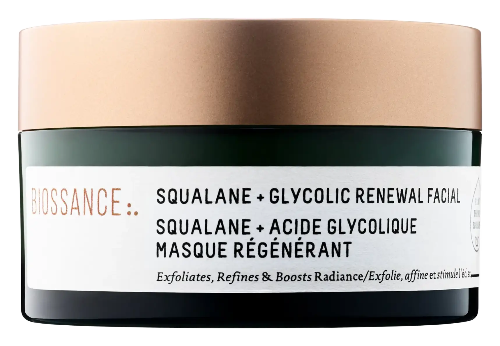 Biossance Squalane + Glycolic Renewal Mask