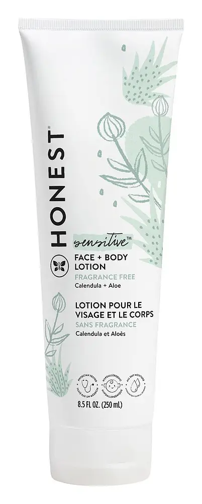 Honest Beauty Face + Body Lotion Sensitive: Fragrance Free