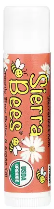 Sierra Bees Organic Lip Balm Shea Butter & Argan Oil