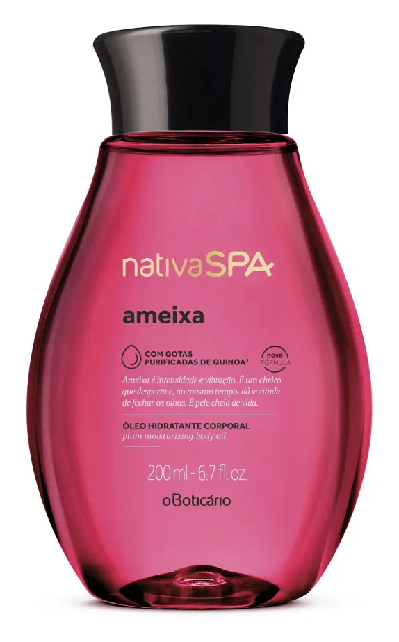 O Boticário Nativa Spa Moisturizing Body Oil Plum