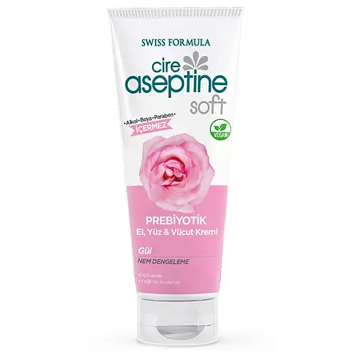 Cire Aseptine Soft Prebiotic Hand, Face & Body Cream Rose