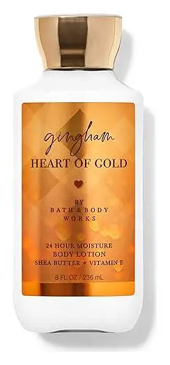 Bath & Body Works Body Lotion Gingham Heart Of Gold