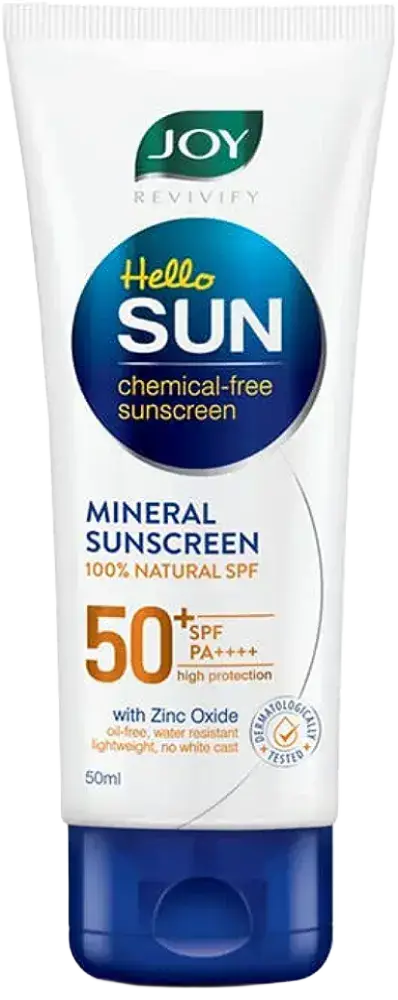 Joy Beautiful By Nature Revivify Hello Sun Physical Sunscreen SPF 50+ PA++++