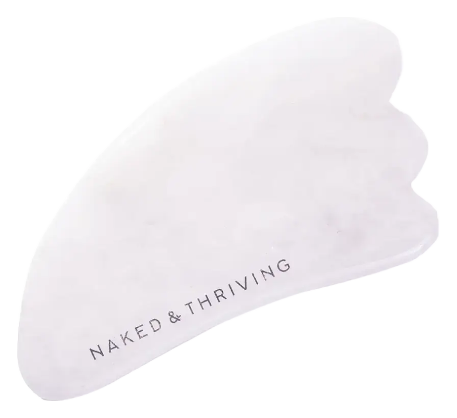 Naked & Thriving White Jade Gua Sha