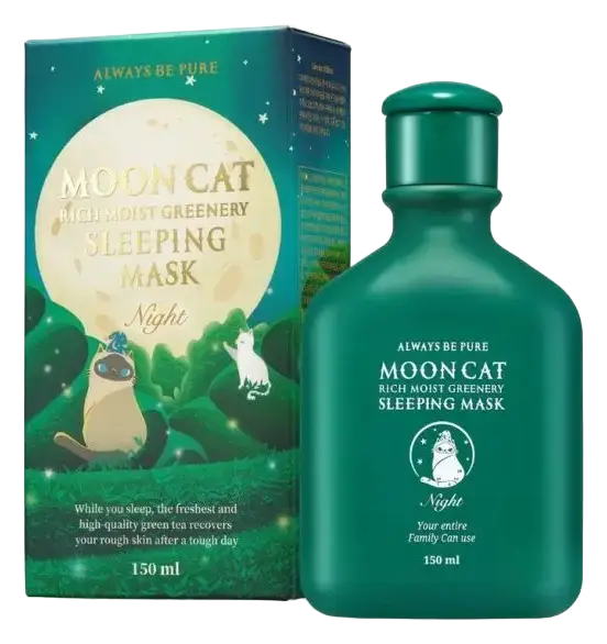 Always Be Pure Mooncat Rich Moist Greenery Sleeping Mask