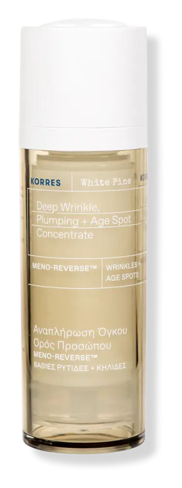 KORRES White Pine Meno-Reverse Deep Wrinkle, Plumping + Age Spot Concentrate