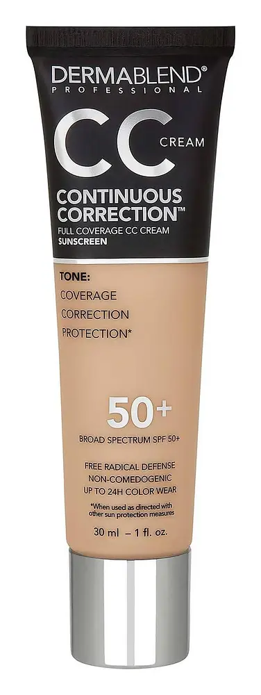 Dermablend Professional Continuous Correction Tone-Evening CC Cream SPF 50+ 37N Medium