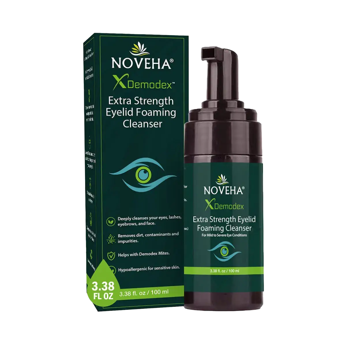 Noveha Demodex Eyelid Foaming Cleanser