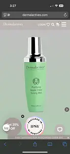 Dermalactives Purifying Apple Cider Toning Mist