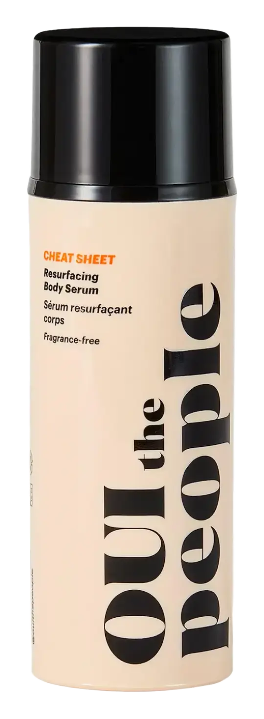 Oui the People Cheat Sheet Resurfacing Body Exfoliant Serum with AHA + BHA