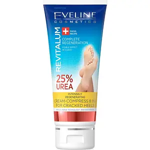 Eveline Revitalum 25% Urea Intensely Regenerating Cream-Compress 8 In 1 For Cracked Heels