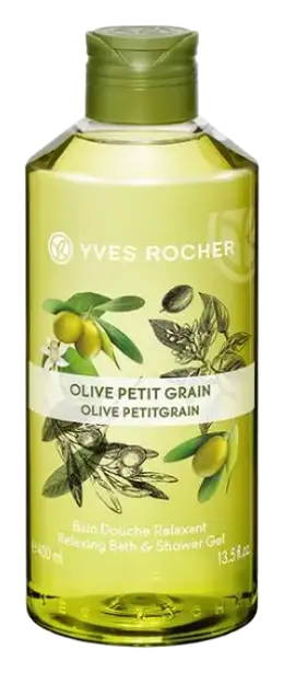 Yves Rocher Relaxing Bath & Shower Gel Olive Petitgrain