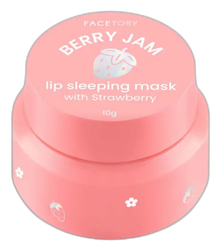 Facetory Berry Jam Lip Sleeping Mask With Strawberry