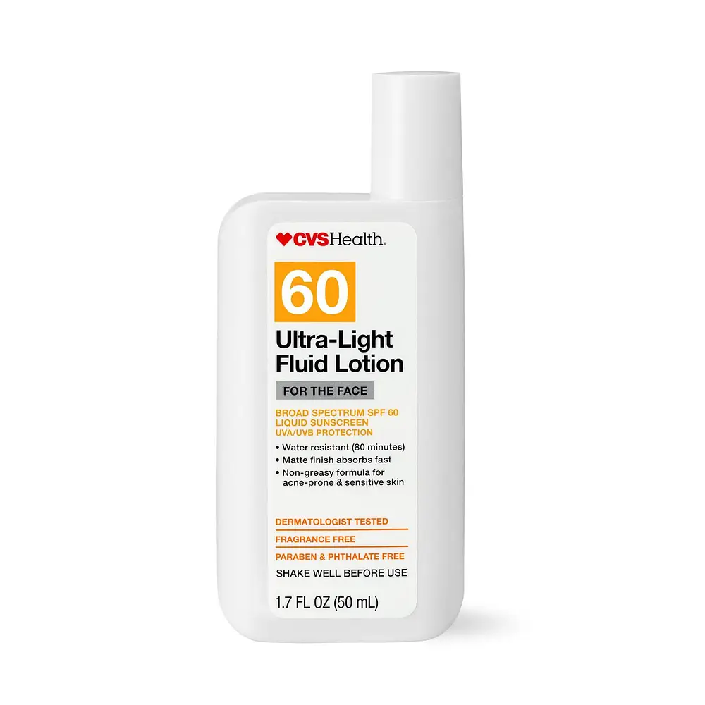 CVS Health Sunscreen for Face, SPF 60