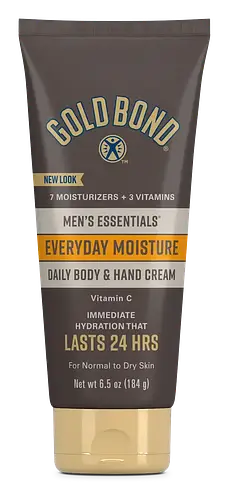 Gold Bond Men's Essentials Everyday Moisture Daily Body & Hand Cream