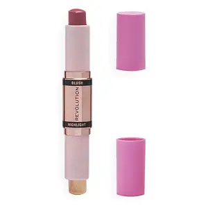 Revolution Beauty Makeup Revolution Blush & Highlight Stick Mauve Glow