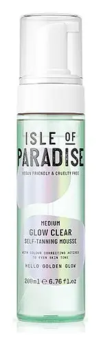 Isle of Paradise Glow Clear Self-Tanning Mousse Medium