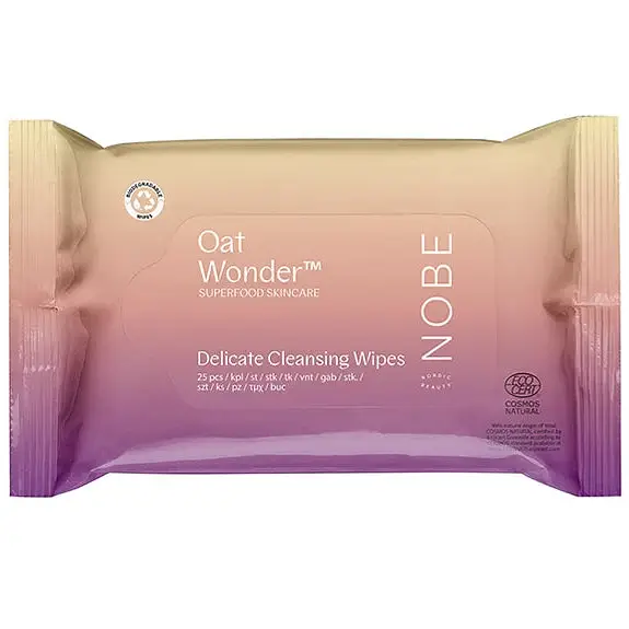 Nobe Superfood Skincare Oat Wonder® Delicate Cleansing Wipes