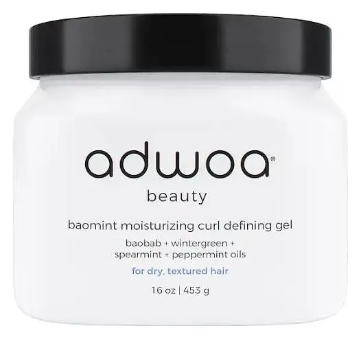 Adwoa Beauty Baomint Moisturizing Curl Defining Gel