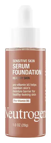 Neutrogena Sensitive Skin Serum Foundation with Moisturizing Vitamin-B5 Deep 01