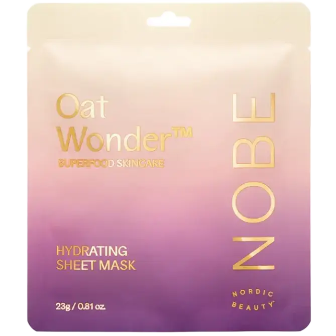 Nobe Superfood Skincare Oat Wonder Hydrating Sheet Mask