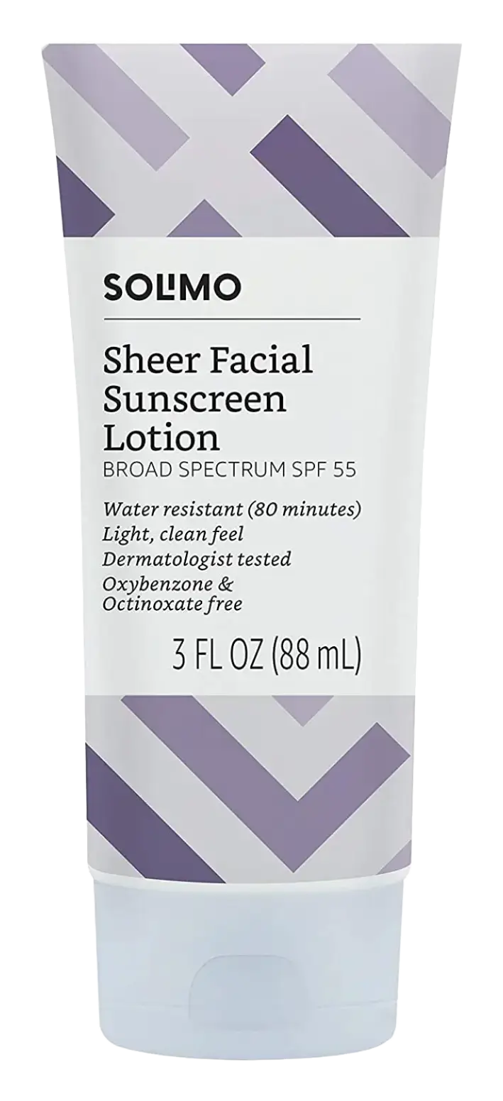 Solimo Sheer Facial Sunscreen Lotion SPF 55