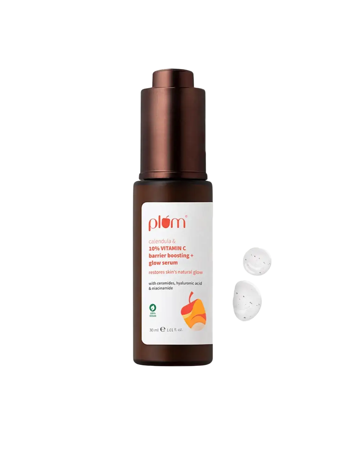 Plum Goodness Calendula & 10% Vitamin C Barrier Boosting + Glow Serum