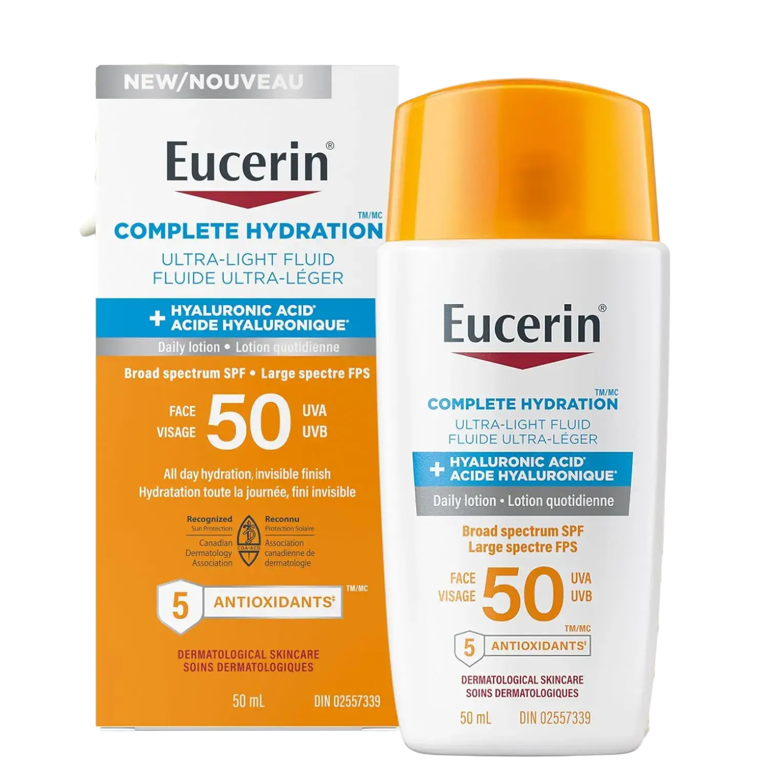 Eucerin Complete Hydration Ultra-Light Fluid SPF 50