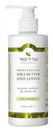 Tree to Tub Moisturizing Shea Butter Body Lotion Raw Unscented