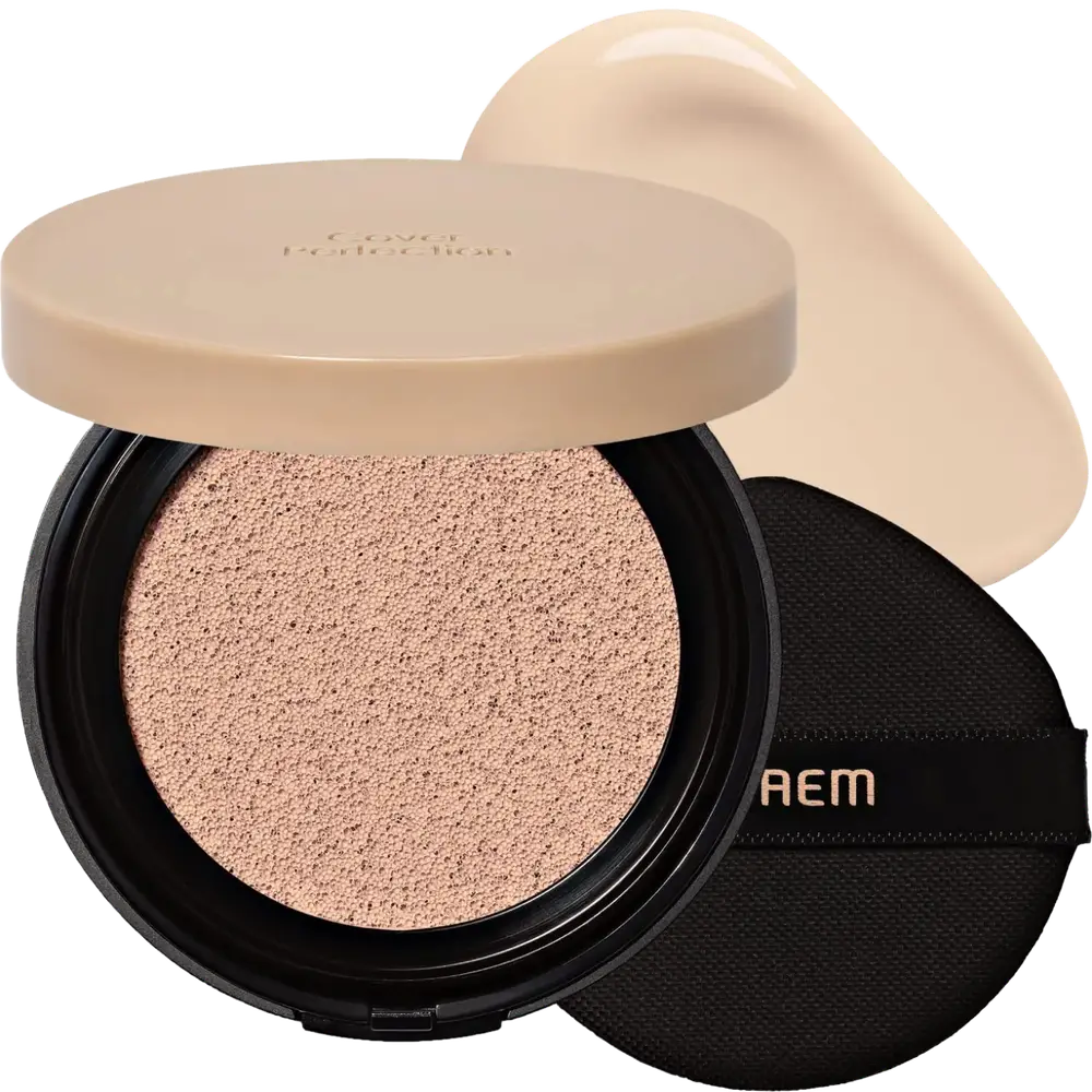 The Saem Cover Perfection Concealer Cushion 1.0 Clear Beige