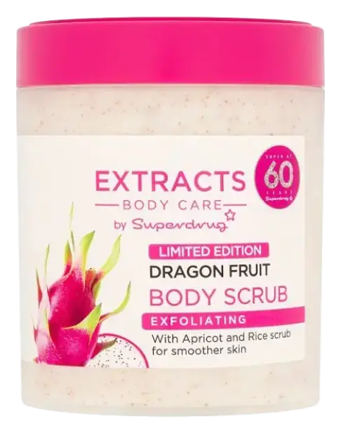 Superdrug Extracts Body Scrub Dragon Fruit