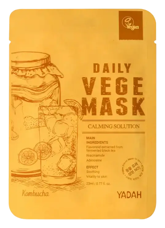 Yadah Cosmetics Daily Vege Mask Kombucha