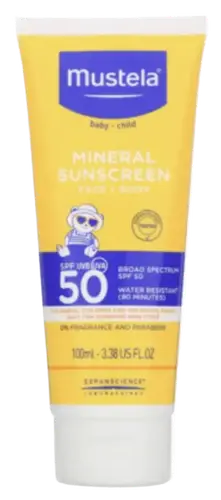 Mustela SPF 50 Mineral Sunscreen Lotion