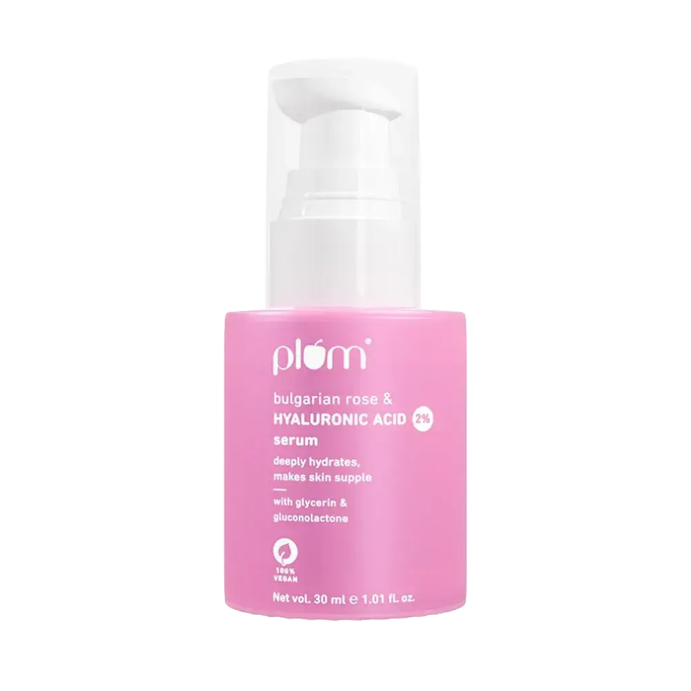 Plum Goodness Bulgarian Rose & 2% Hyaluronic Acid Serum