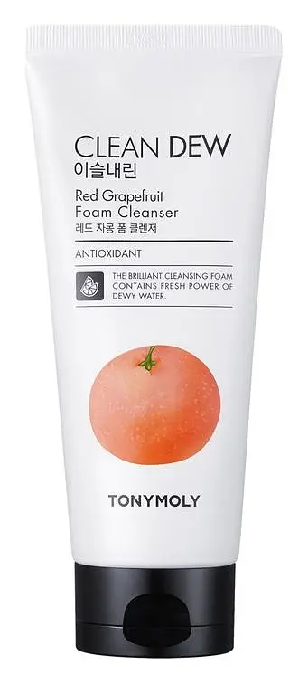 TONYMOLY Clean Dew Foam Cleanser Red Grapefruit