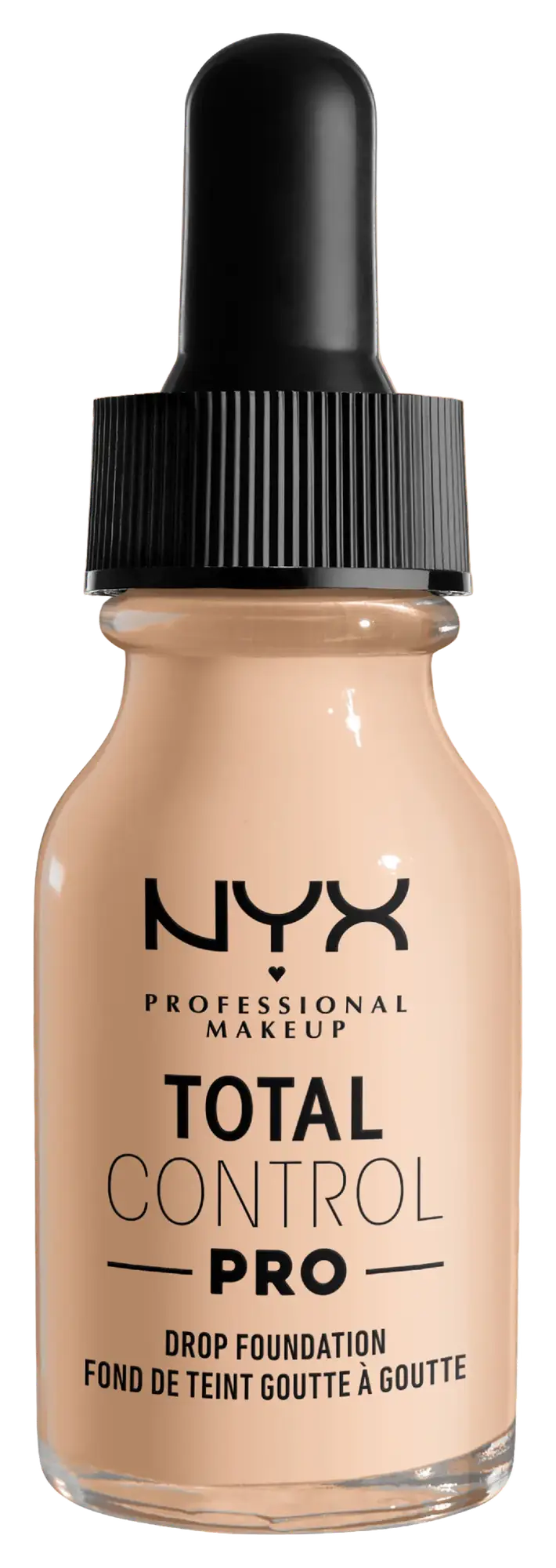 NYX Cosmetics Total Control Pro Drop Skin-True Buildable Vegan Foundation Light Ivory