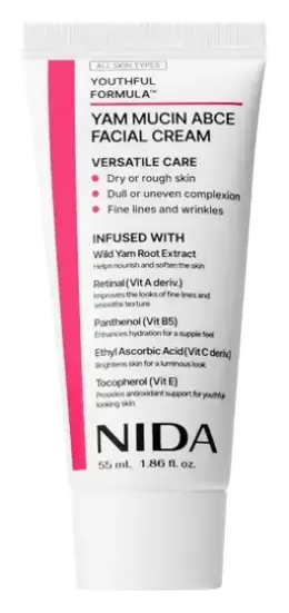 Nida Youthful Formula Yam Mucin ABCE Facial Cream