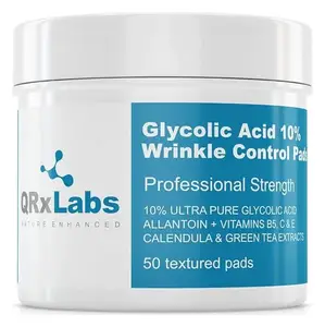 QRxLabs Glycolic Acid 10% Wrinkle Control Pads