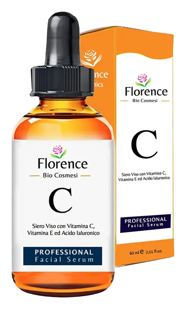 Florence Organics Siero alla Vitamina C e Acido Ialuronico
