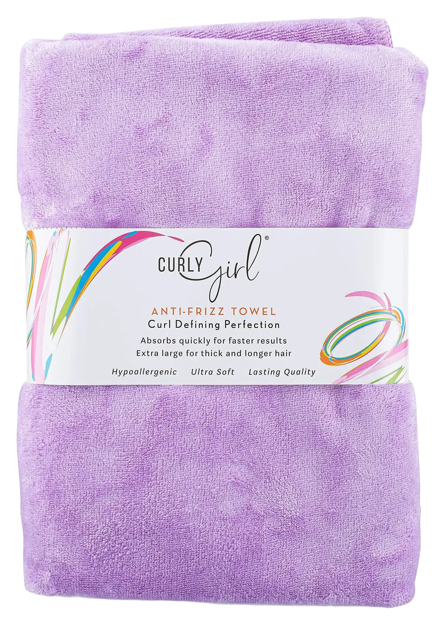 Curly Girl Anti-Frizz Towel Lavender