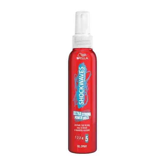 Wella Shockwaves Ultra Strong Power Hold Gel Spray