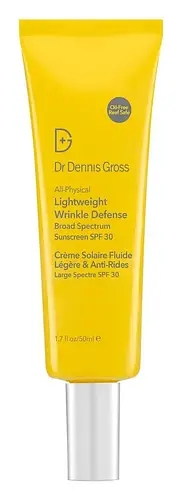 Dr. Dennis Gross Skincare All-Physical Lightweight Wrinkle Defense Broad Spectrum Sunscreen SPF 30