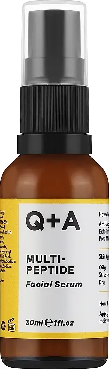 Q + A Multi-Peptide Facial Serum