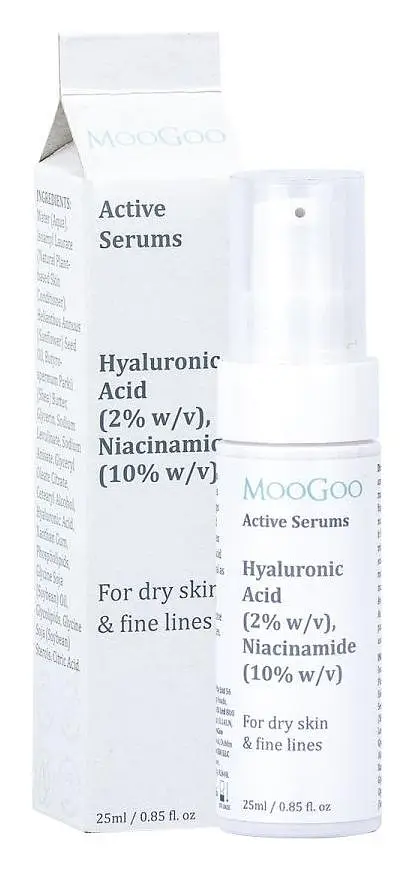 MooGoo Hyaluronic Acid (2%), Niacinamide (10%) Active Serum