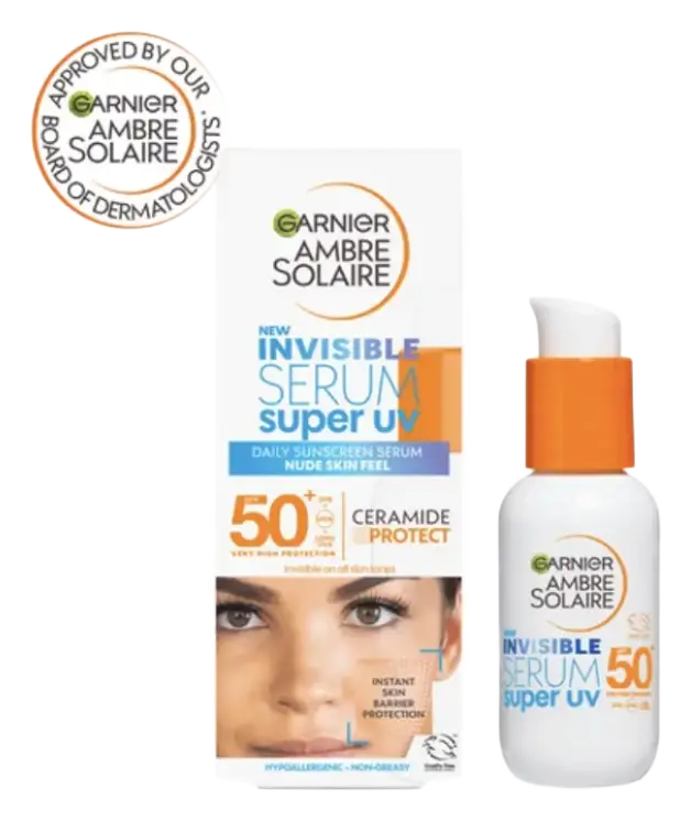 Garnier Ambre Solaire SPF 50+ Super UV Invisible Face Serum UK
